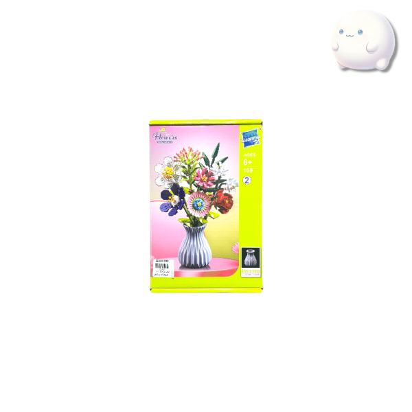 لگو طرح گل و گلدان کد 182