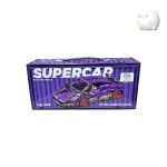 اسباب‌بازی ساختنی سوپرکار بنفش J2003 | 470 قطعه | مناسب 6+