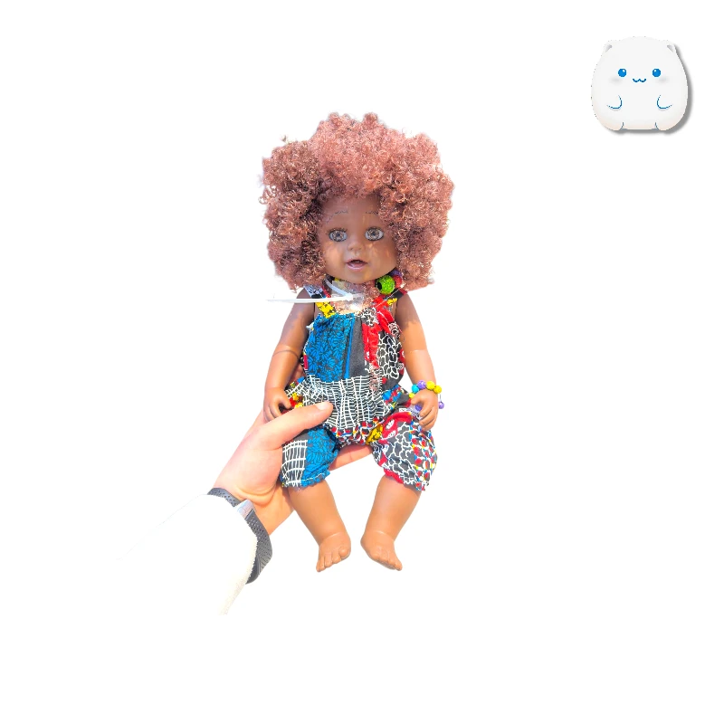 خرید و قیمت عروسک دختر آفریقایی عروسک دختر آفریقایی Afro | موهای فر | مناسب 3 سال به بالا - Image 1