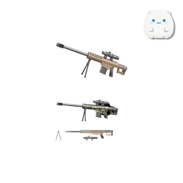تفنگ اسنایپر تیرژله ای (Sniper Rifle) با دوربین و لوازم جانبی مدل M82A1