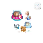 ست عروسک حیوان خانگی پشمالو (Plush Pet) با کوله‌پشتی و لوازم آرایش - مناسب 3+ سال
