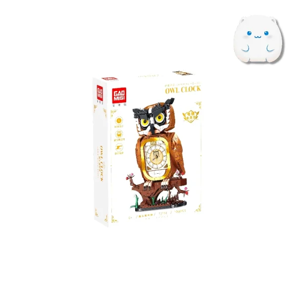 لگو ساختنی ساعت جغد (Owl Clock) مدل Gaomisi