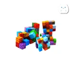 لگو مگنتی پیکسل بلاک (Pixel Block) - ساخت دنیای ماینکرفت با آهنربا/958