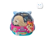 ست عروسک حیوان خانگی پشمالو (Plush Pet) با کوله‌پشتی و لوازم آرایش - مناسب 3+ سال