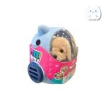 ست عروسک حیوان خانگی پشمالو (Plush Pet) با کوله‌پشتی و لوازم آرایش - مناسب 3+ سال