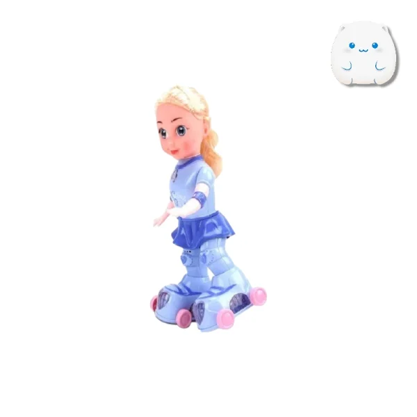 عروسک-دختر-موزیکال-اسکیت‌سوار (Dynamic Skater) - با قابلیت حرکت و لباس ورزشی
