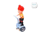 عروسک موزیکال پسر اسکوتر سوار (Space Car) - با قابلیت چرخش 360 درجه