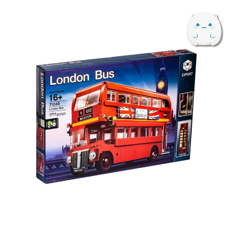 Photoroom-20251230_141331_17 پکیج لگو اتوبوس لندن دو طبقه مدل ۷۱۰۴۵ سری Expert با ۱۷۱۱ قطعه