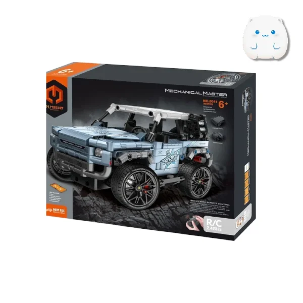 جعبه لگو ماشین کنترلی جیپ مدل Mechanical Master 8041 با ۶۰۳ قطعه و قابلیت R/C