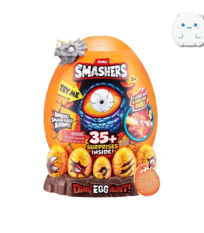 اسباب بازی تخم مرغ شانسی دایناسور Smashers با ۳۵ سورپرایز و فیگور دایناسور قرمز