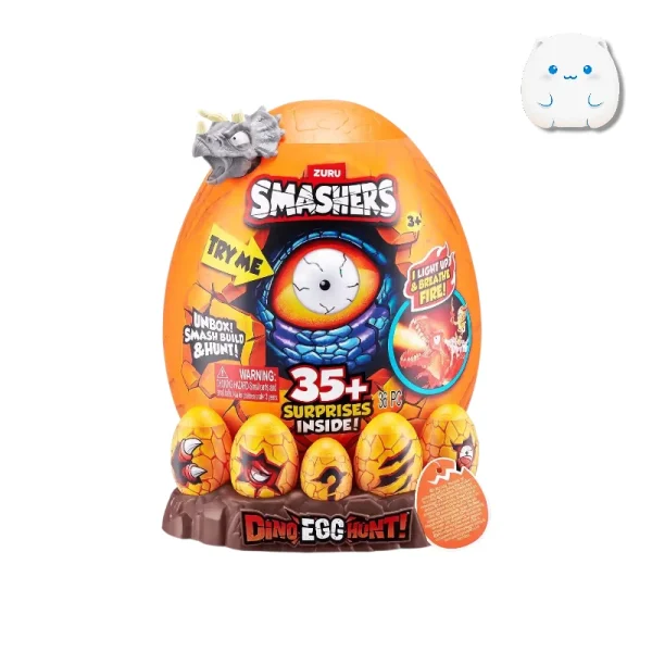اسباب بازی تخم مرغ شانسی دایناسور Smashers با ۳۵ سورپرایز و فیگور دایناسور قرمز