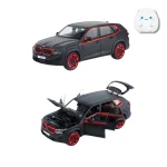 ماکت ماشین BMW XM مشکی با درهای بازشو و جزئیات داخل کابین