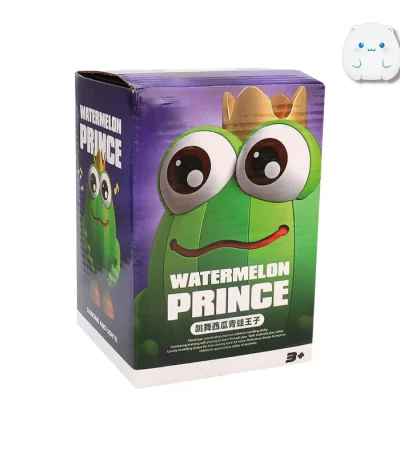 عروسک موزیکال طرح هندوانه با تاج طلایی و قابلیت رقصیدن مدل Watermelon Prince