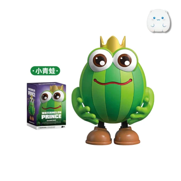 عروسک رقصنده هندوانه با تاج طلایی و قابلیت رقصیدن مدل Watermelon Prince