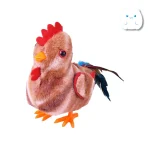 عروسک پولیشی جوجه متحرک مدل Cute Plush Pet (باتری‌خور)