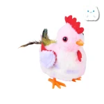 عروسک پولیشی جوجه متحرک مدل Cute Plush Pet (باتری‌خور)