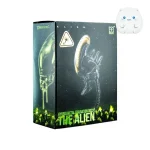 فیگور کلکسیونی طلایی شخصیت Alien زنومورف برند Herocross با بدنه متالیک و جعبه اصلی