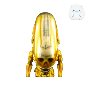 فیگور کلکسیونی طلایی شخصیت Alien زنومورف برند Herocross با بدنه متالیک و جعبه اصلی