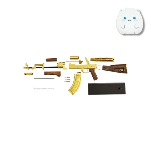 تفنگ کلاشنیکف طلایی