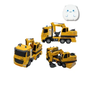تریلی کمرشکن با بیل مکانیکی