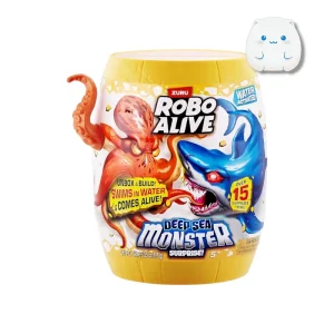 بشکه سورپرایزی Robo Alive مدل Deep Sea Monster با طرح کوسه و اختاپوس