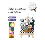 لگو تابلو گل لیلی Lily Painting Exhibition