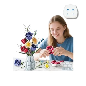 خرید لگو گل، ست ساختنی گل و گلدان، لگو دکوراتیو، هدیه خاص برای خانمها، قیمت لگو سری Flower Bouquet.
