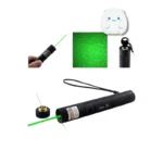 لیزر پوینتر سبز حرفه ای مدل Laser 303 شارژی به همراه سری رقص نور و کلید ایمنی