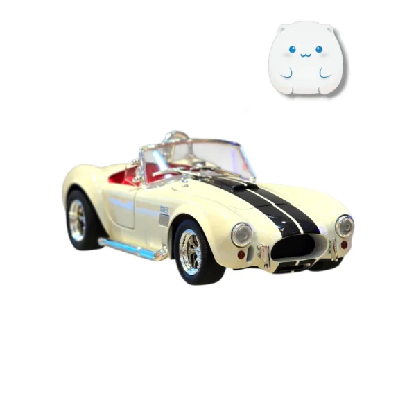 ماکت ماشین فلزی کلاسیک شلبی کبرا (Shelby Cobra 427) مقیاس ۱/۲۴ (عقب‌کش، موزیکال و چراغ‌دار)